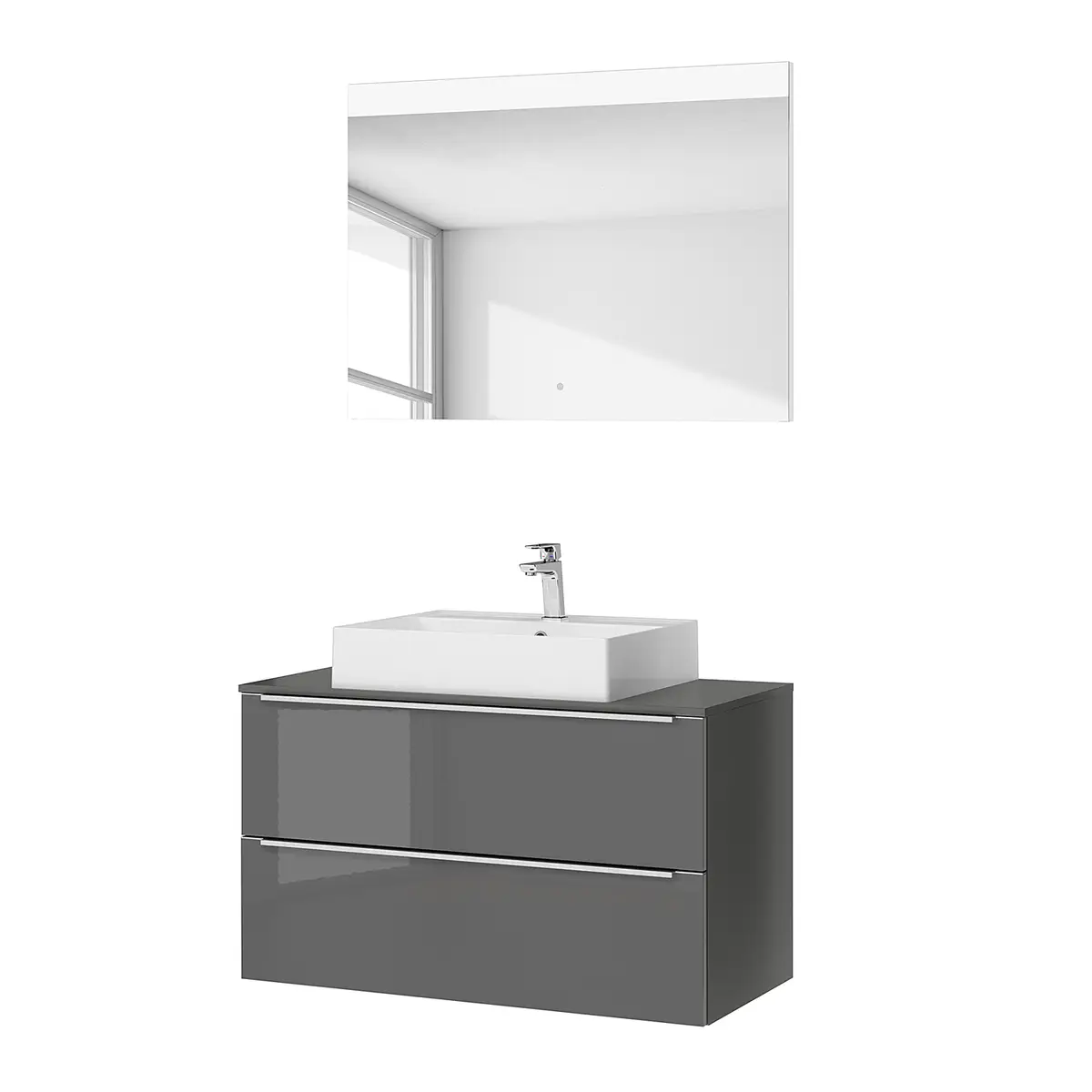 Badezimmerset MYBA XVIII | Grau