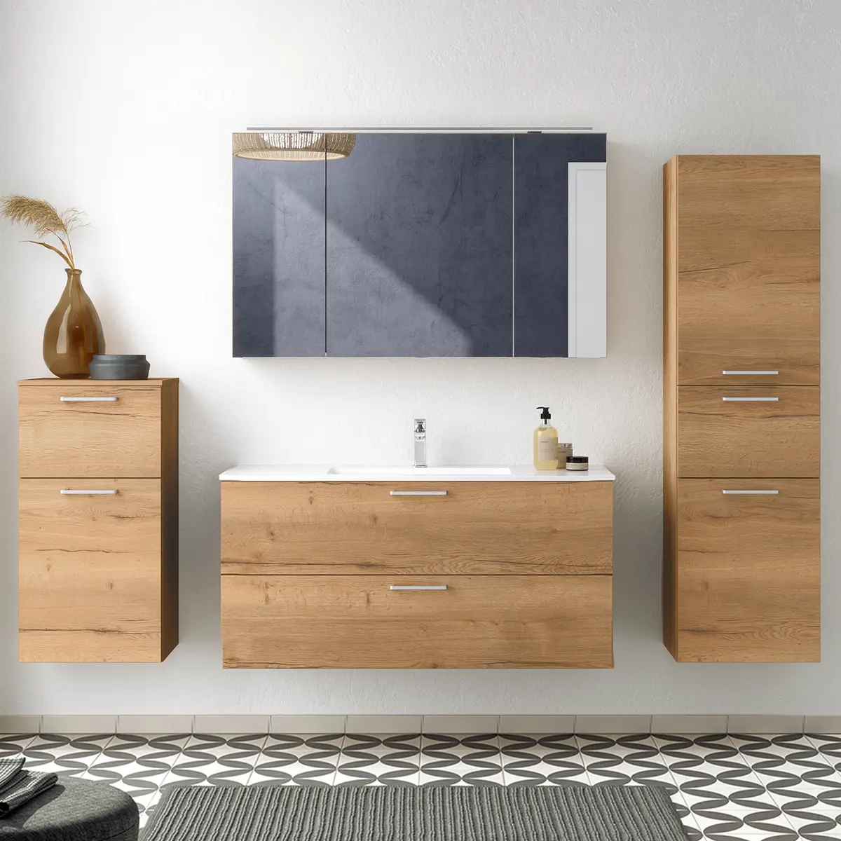 Badezimmerset MYBA XVI | Braun