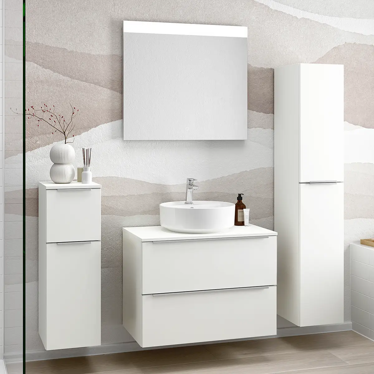 Badezimmerset MYBA XXXVIII | Weiß