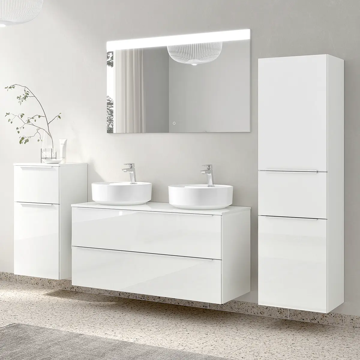 Badezimmerset MYBA XLVI | Weiß