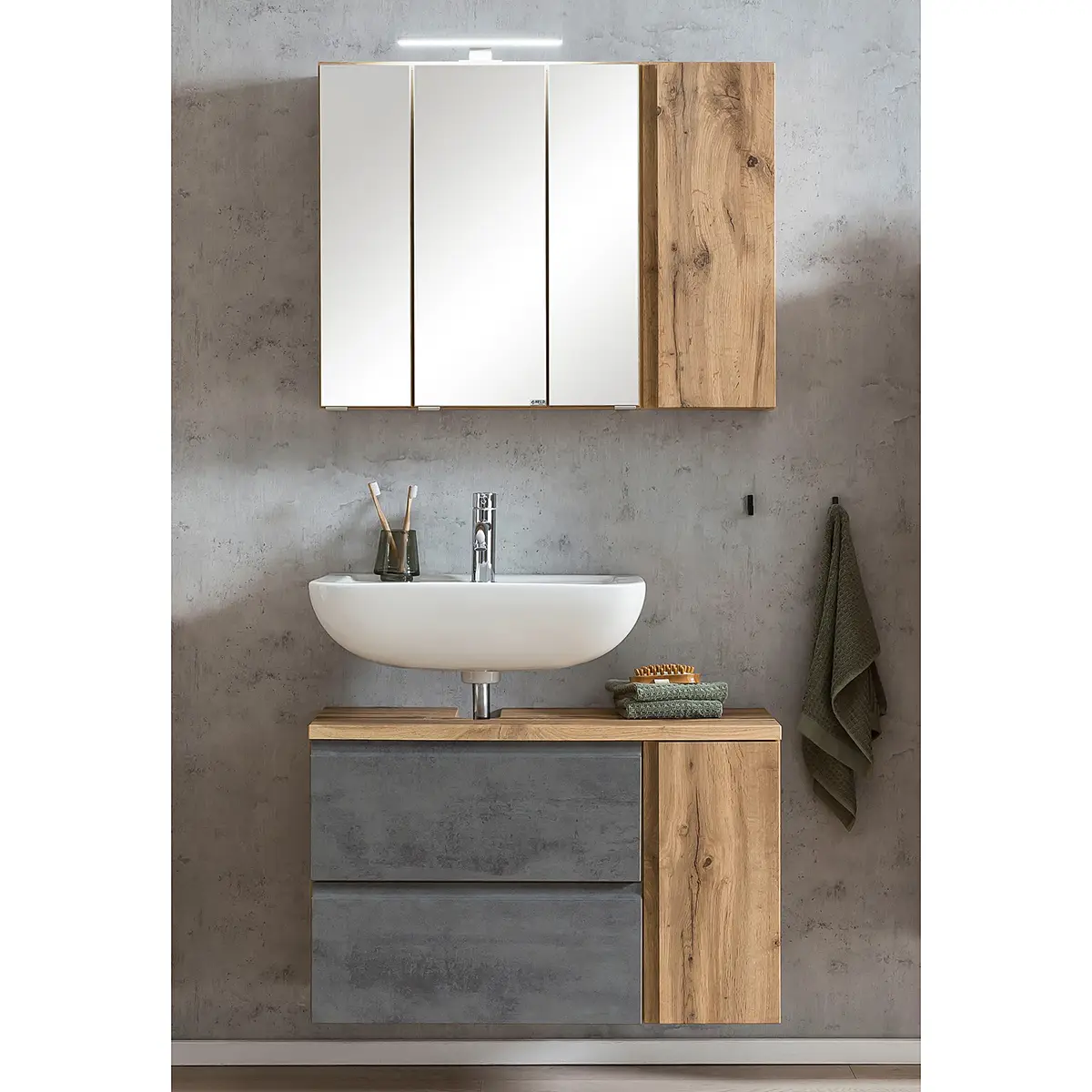 Badezimmerset II | Grau