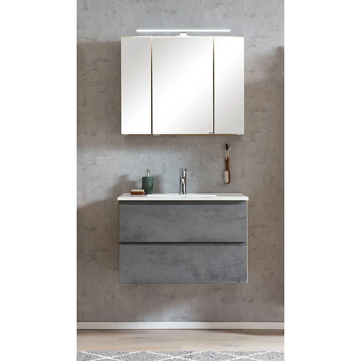 Badezimmerset III | Grau