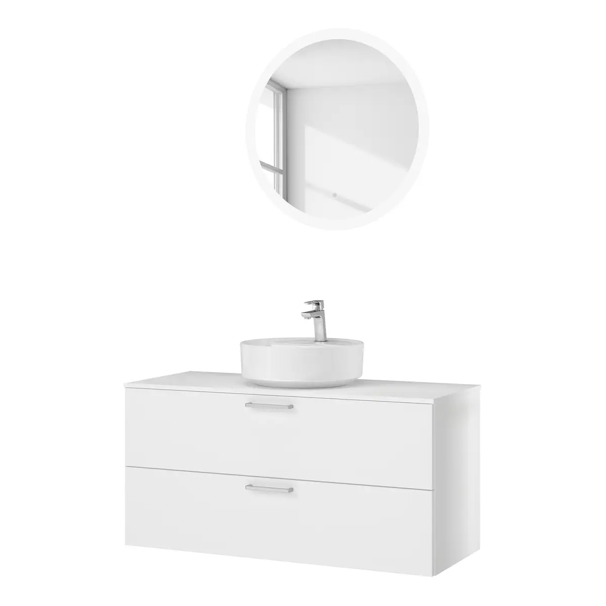 Badezimmerset MYBA LXX | Weiß