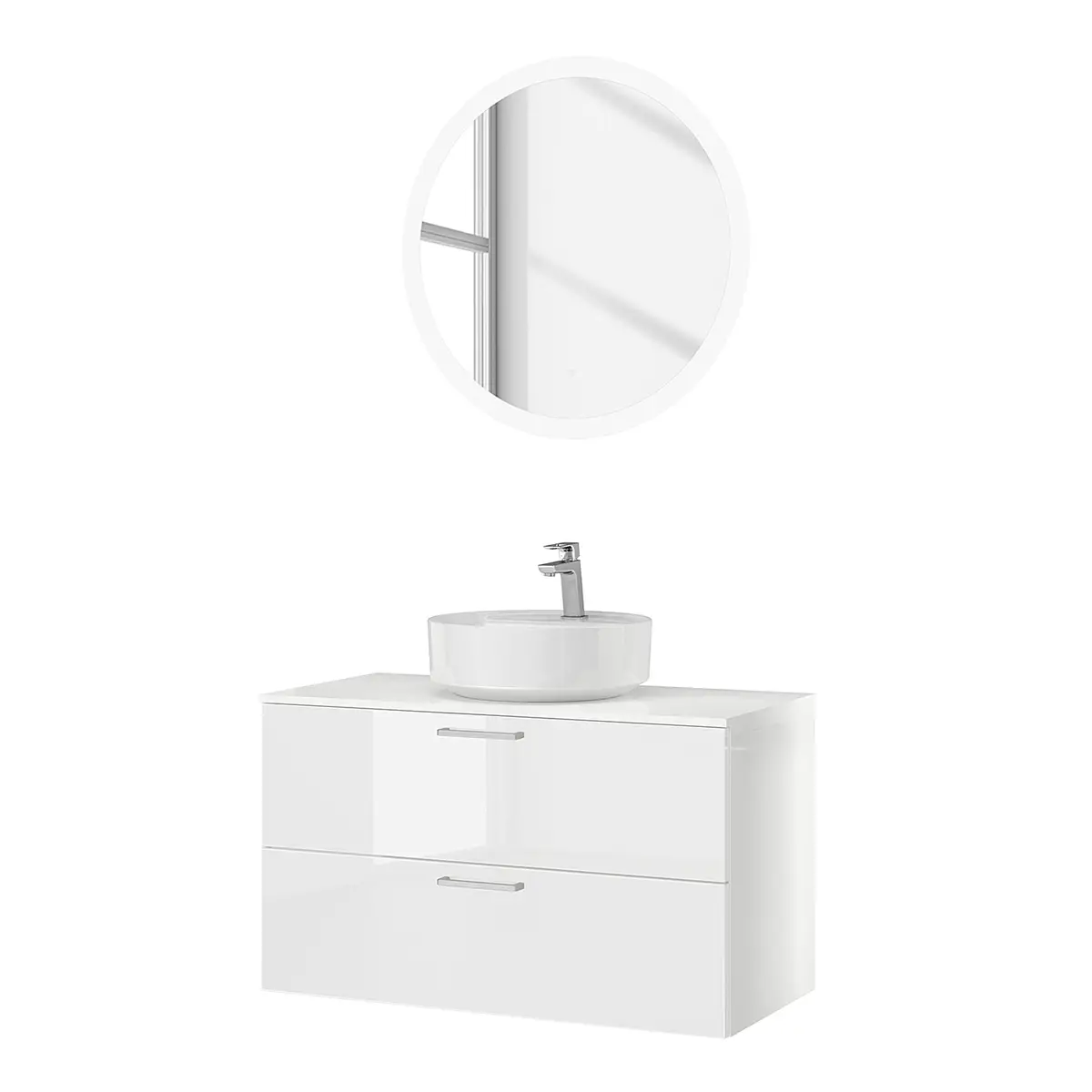 Badezimmerset MYBA LXX | Weiß