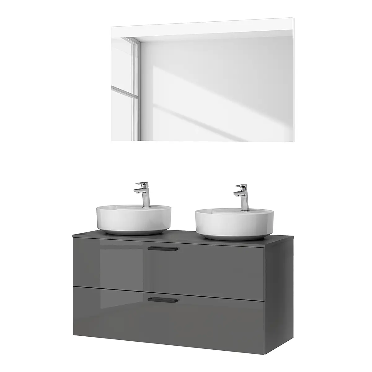 Badezimmerset MYBA LXIII | Grau