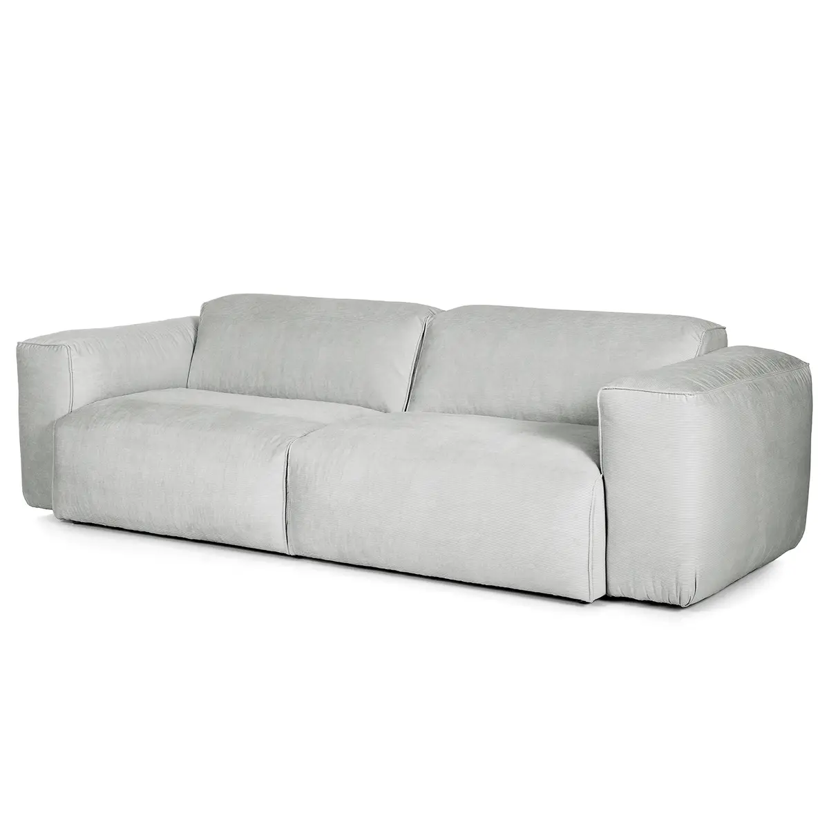 3-Sitzer Sofa Grau Cordstoff Snor | Grau