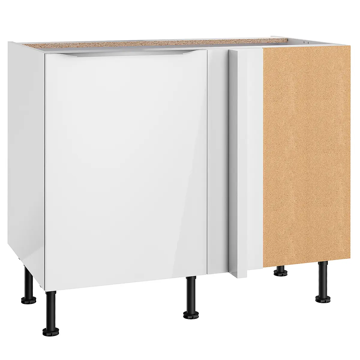 Eck-Unterschrank | Weiß