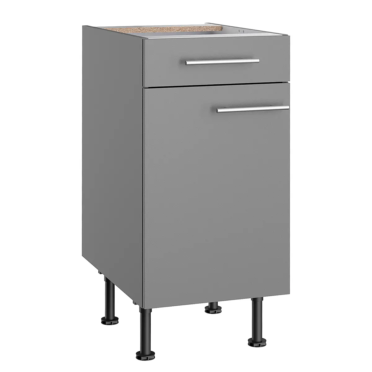 Unterschrank III 40cm Grau/Basalt | Grau