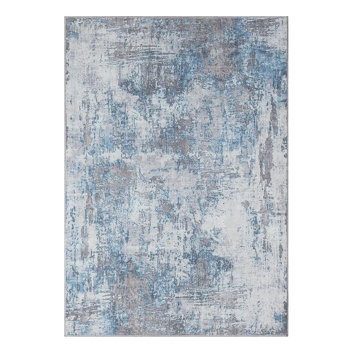 Kurzflorteppich Blau/Blaugrau 160 x 230cm Mischgewebe | Blau