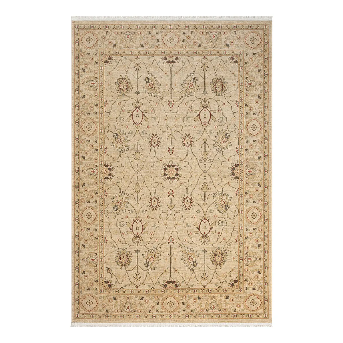 Kurzflorteppich Maryam II Beige 200 x 290cm Mischgewebe | Beige