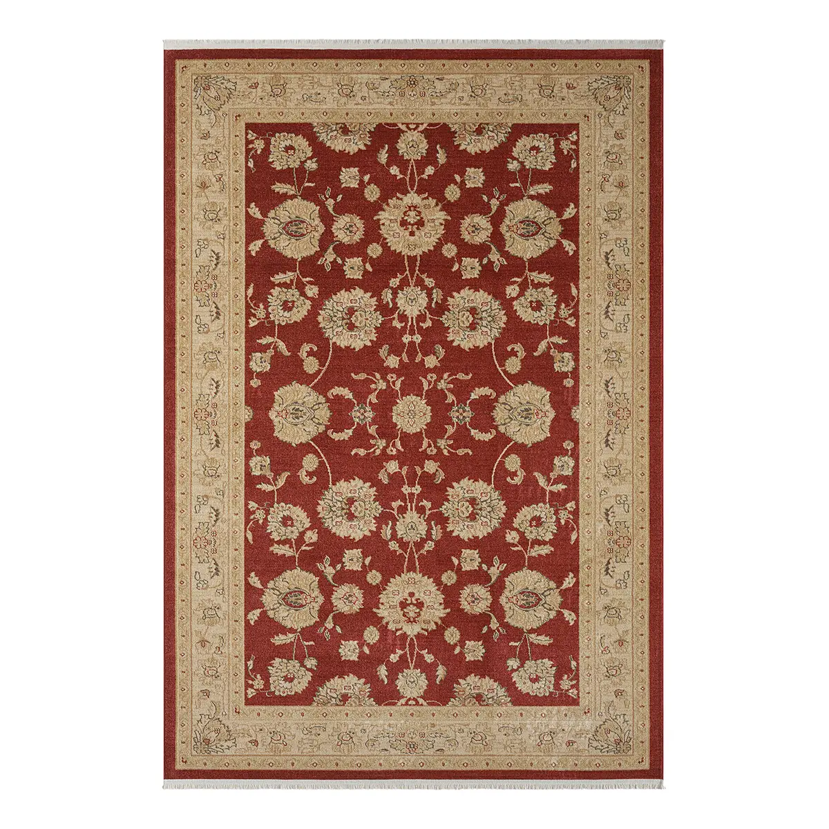 Kurzflorteppich Maryam III Rot 160 x 230cm Mischgewebe | Rot