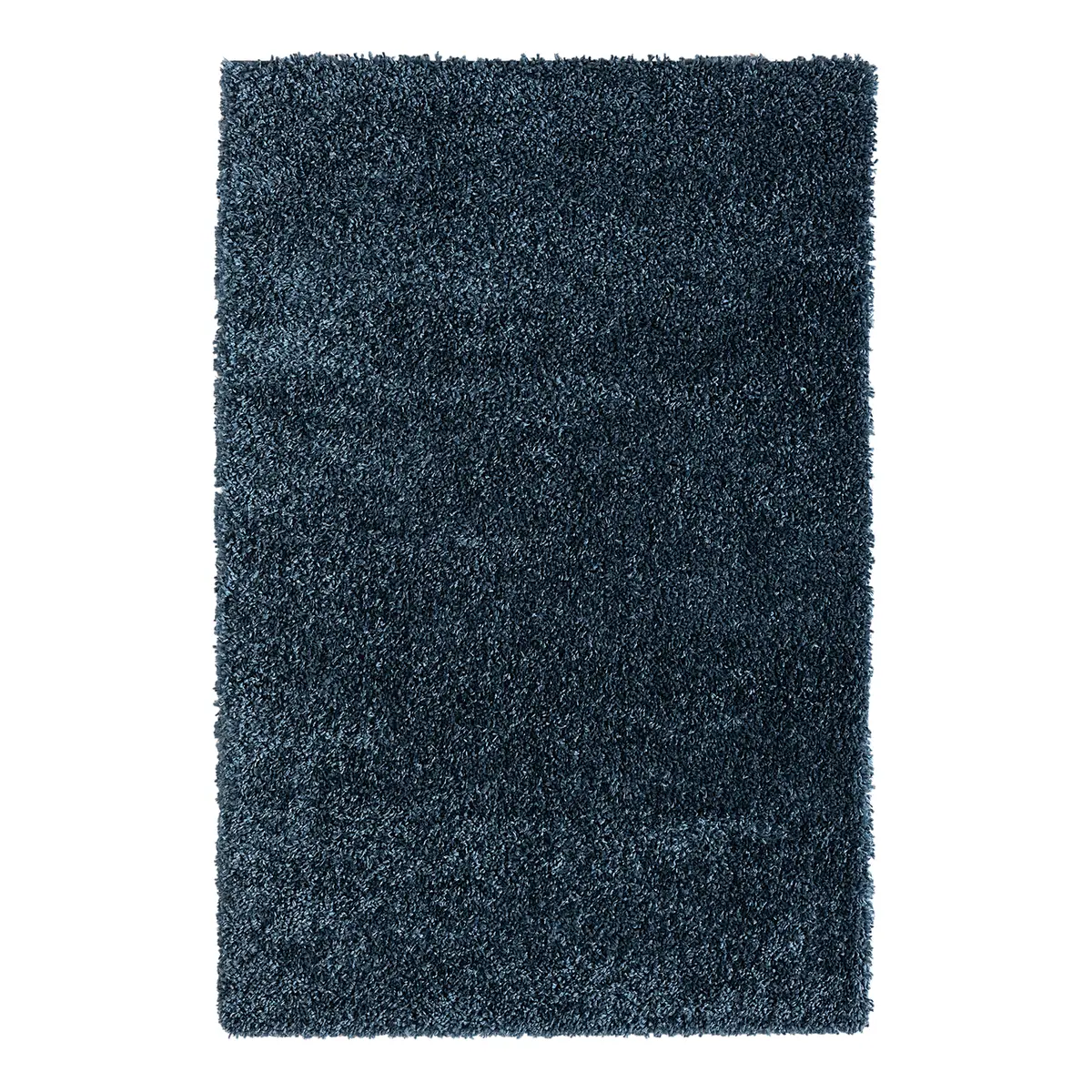 Hochflorteppich 120 x 180cm Blau/Dunkelblau | Blau
