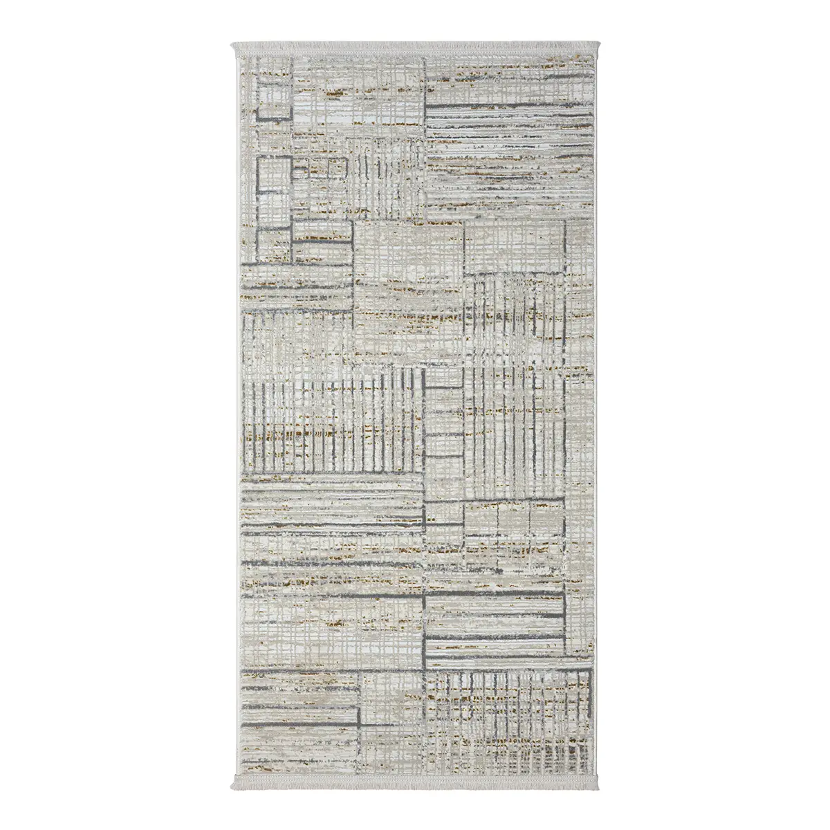 Kurzflorteppich Beige 80 x 150cm Mischgewebe | Beige