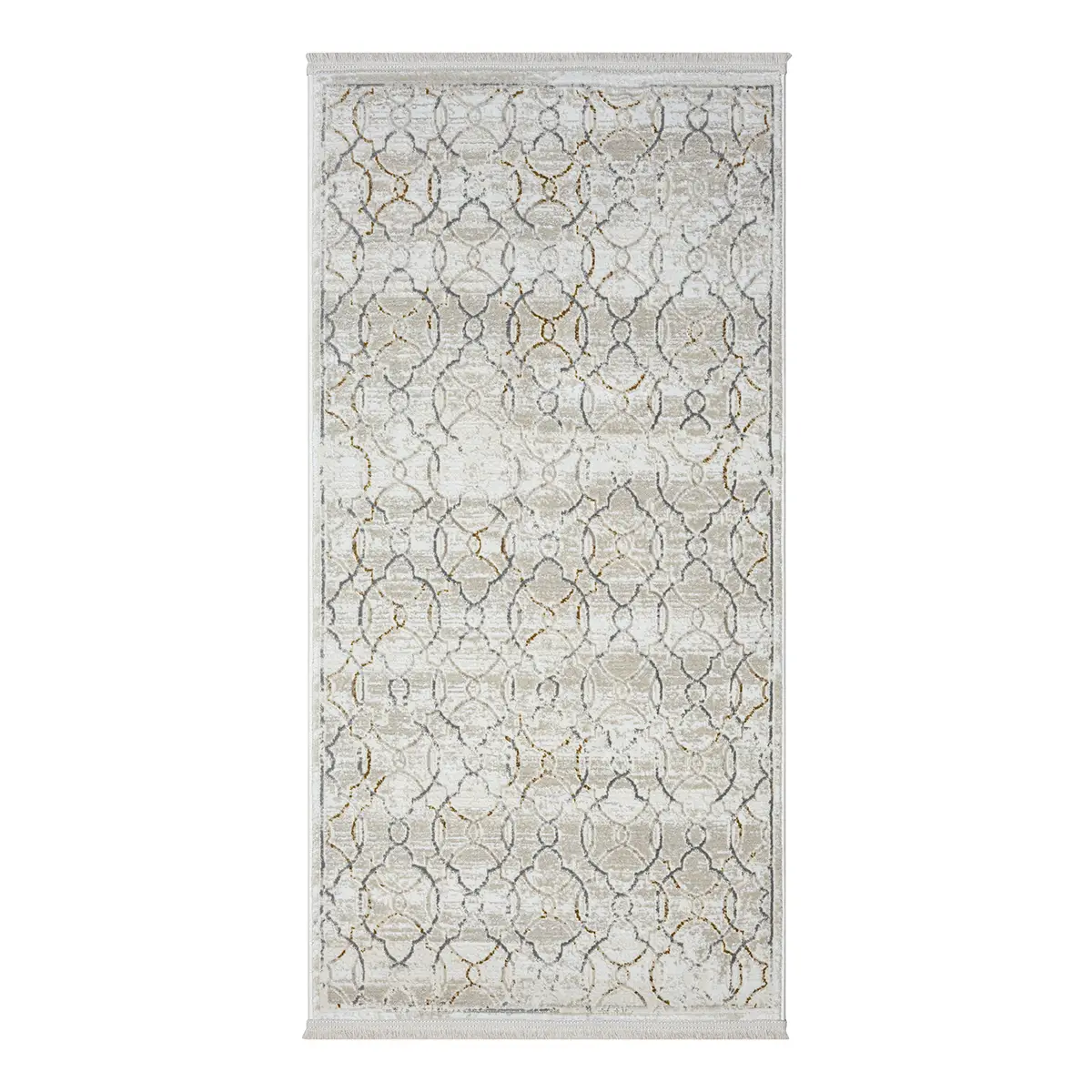 Kurzflorteppich Beige 80 x 150cm Mischgewebe | Beige