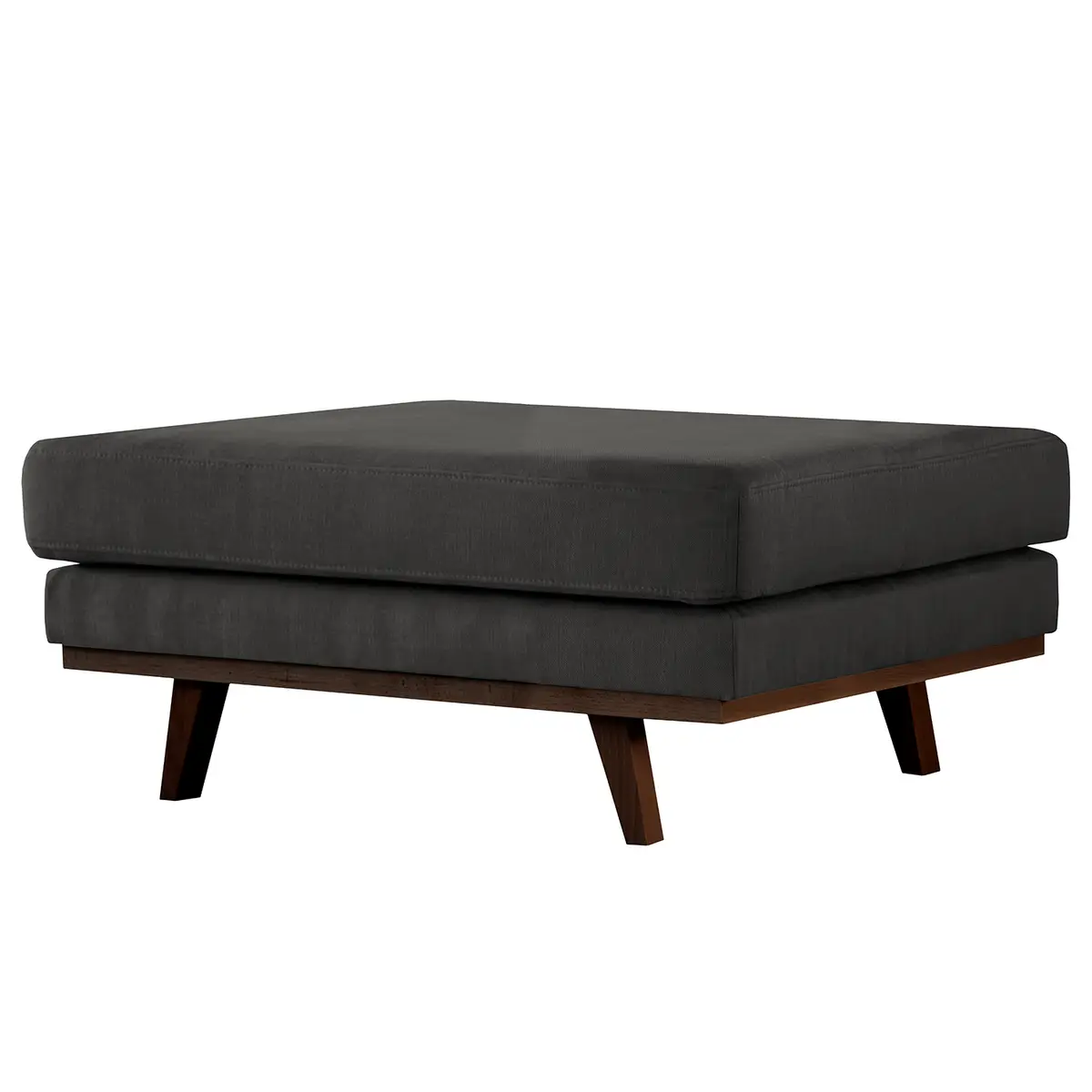 Polsterhocker | Grau