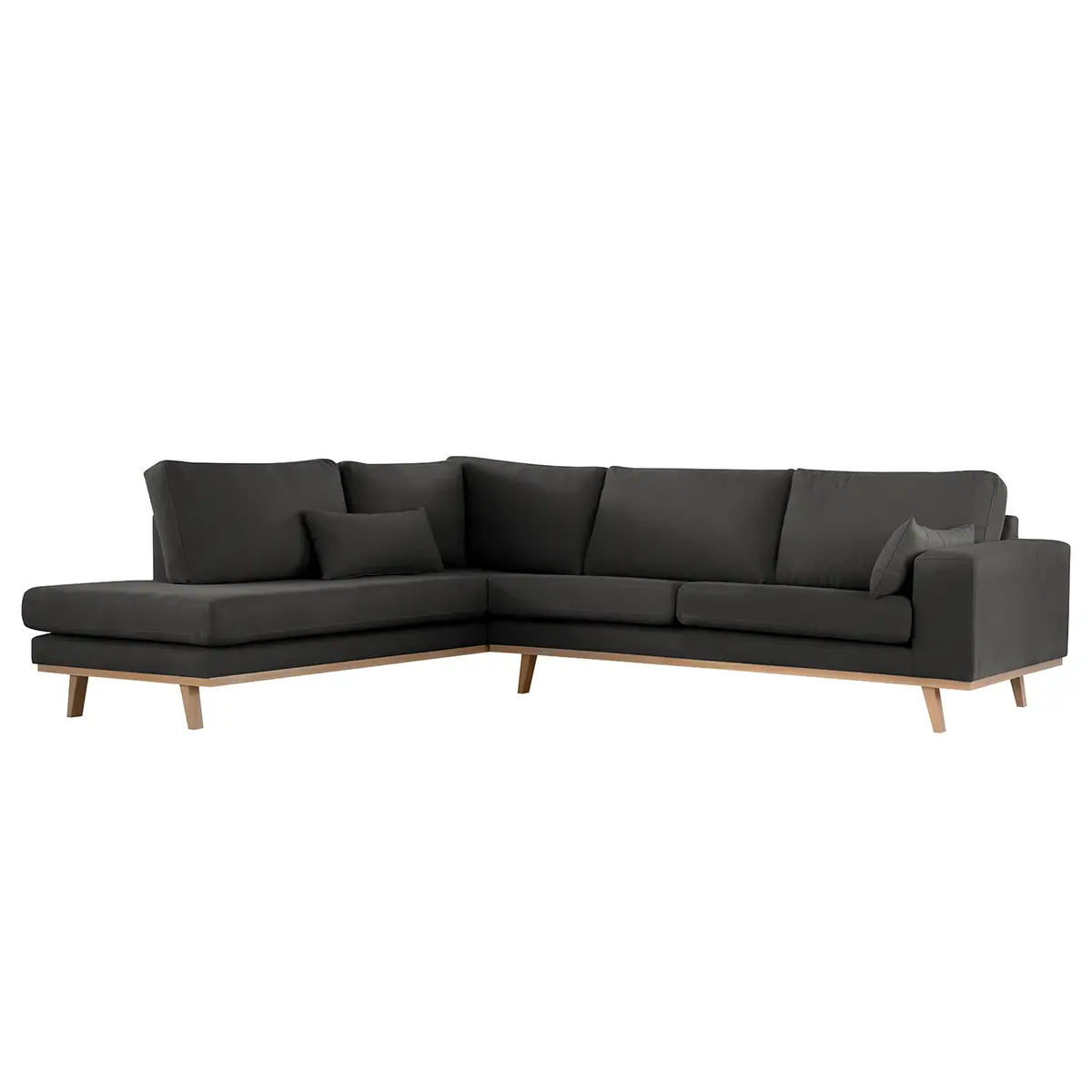 Ecksofa mit Ottomane Vele | Grau