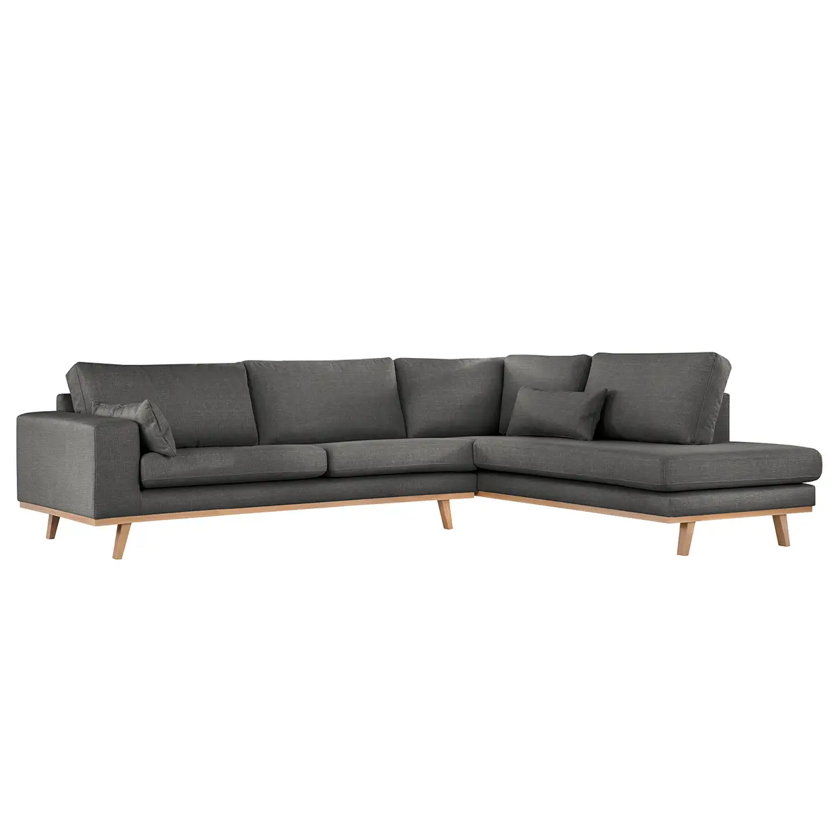 Ecksofa Otrera | Grau