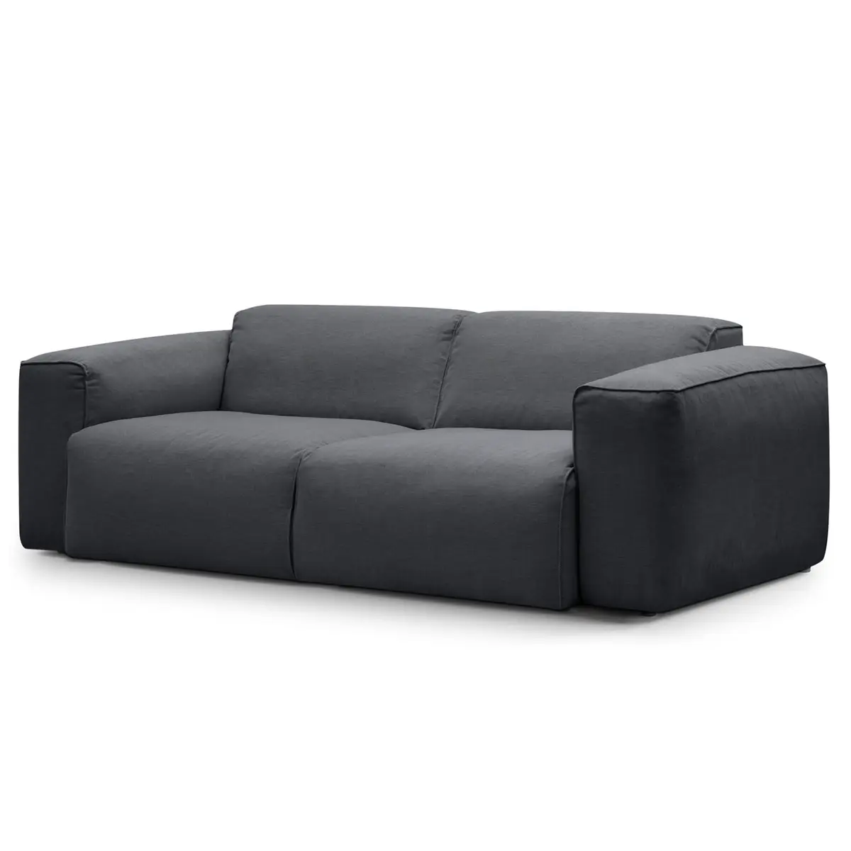 2-Sitzer Sofa Grau Webstoff Saia | Grau