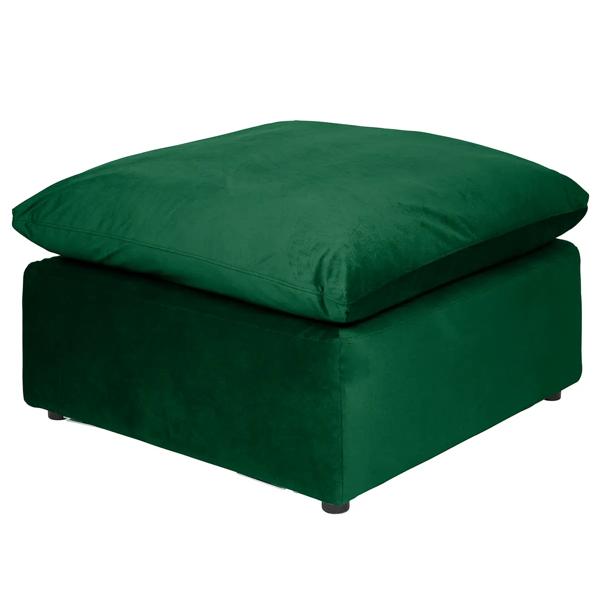 Polsterhocker Nizza 102 x 102cm Grün/Grün | Grün