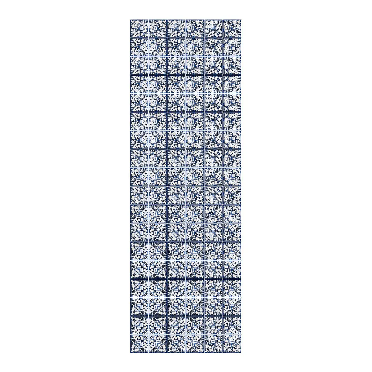 Vinylteppich Fliesenmuster Faro | Blau