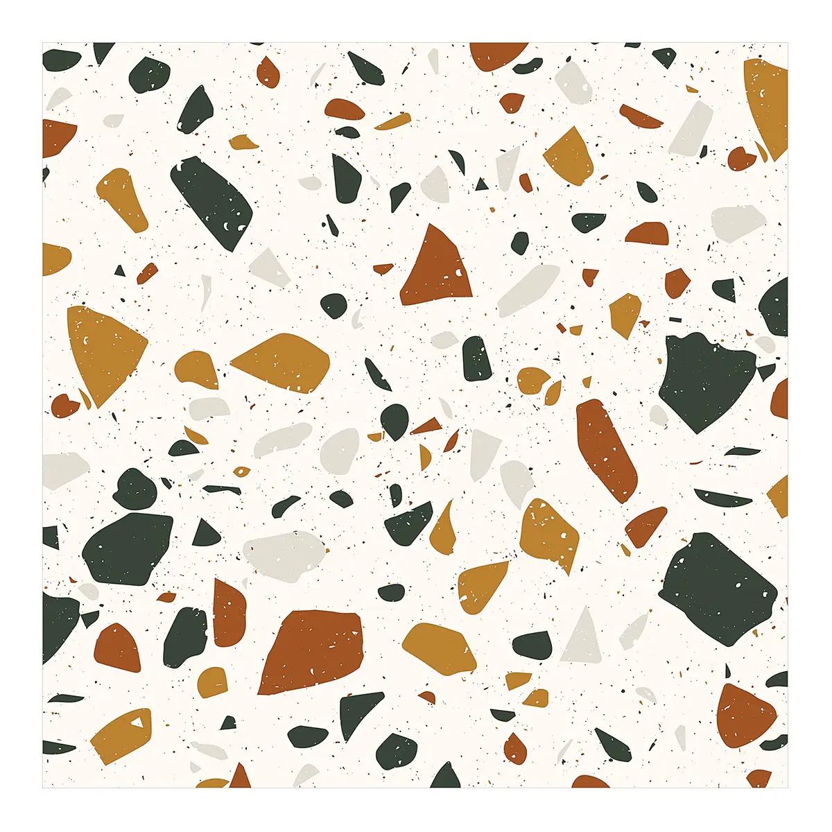 Vinylteppich Terrazzo Muster Livorno | Braun