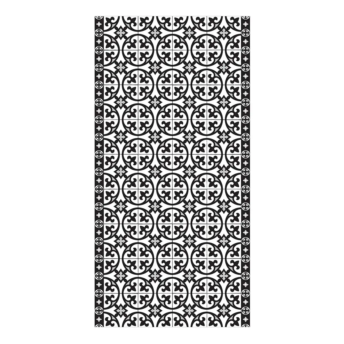 Vinylteppich Geometrische Fliesen Kreise | Mehrfarbig