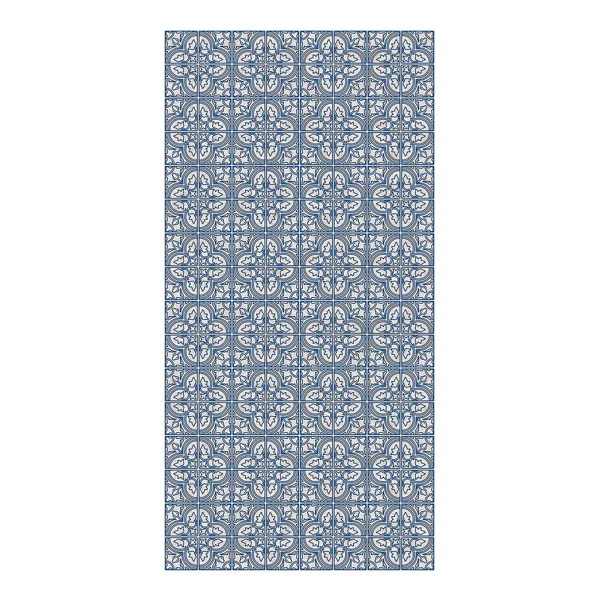 Vinylteppich Fliesenmuster Faro | Blau