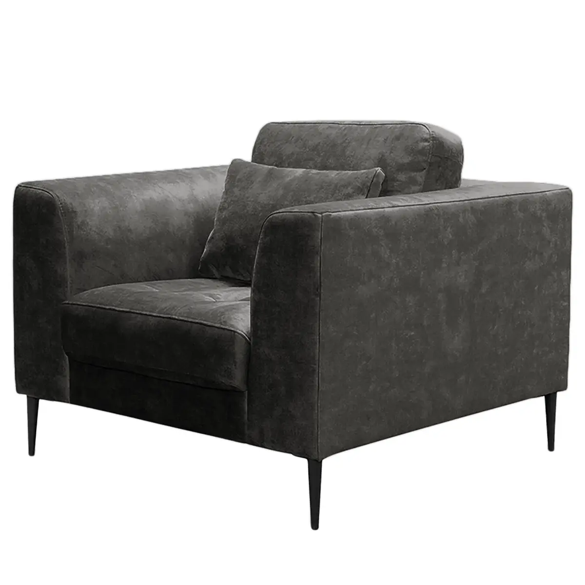 Sessel Grau Microfaser Cori | Grau