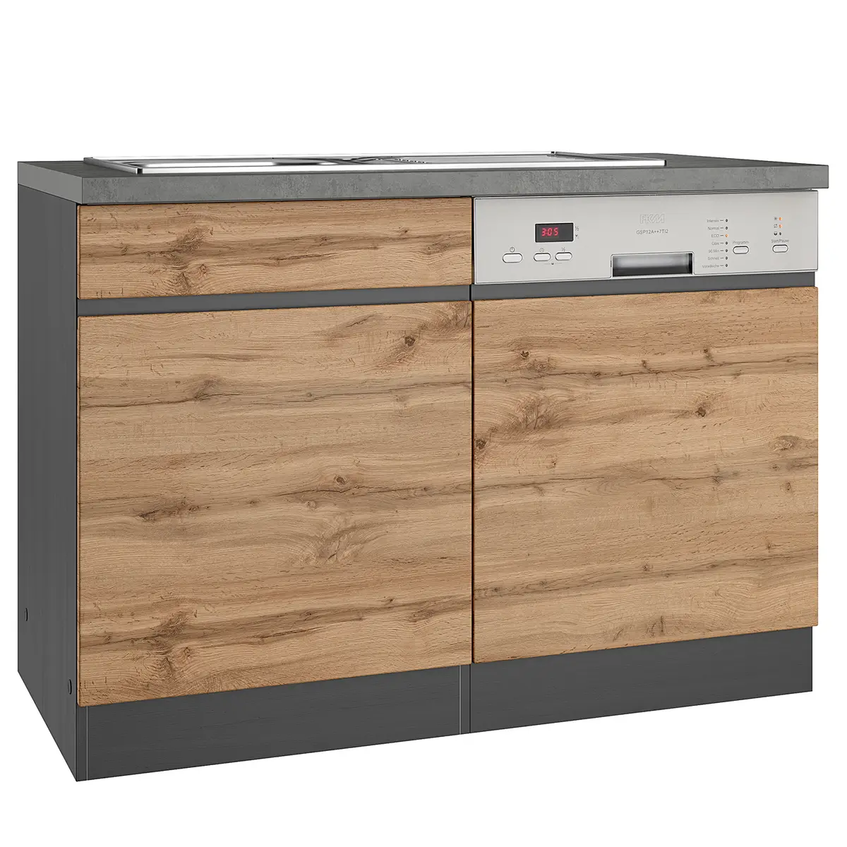 Spülenschrank Turin | Braun