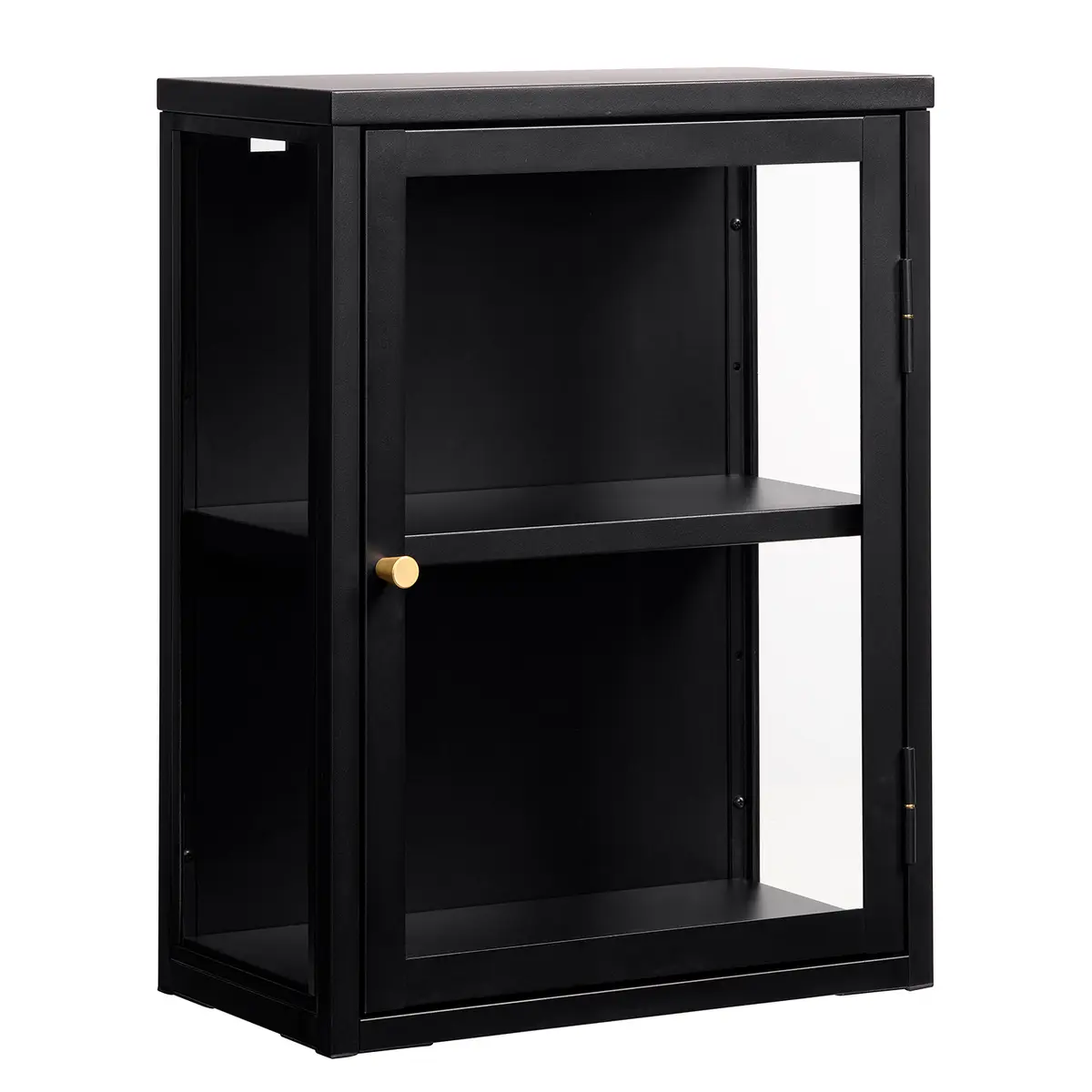 Vitrinenschrank Talavan | Schwarz
