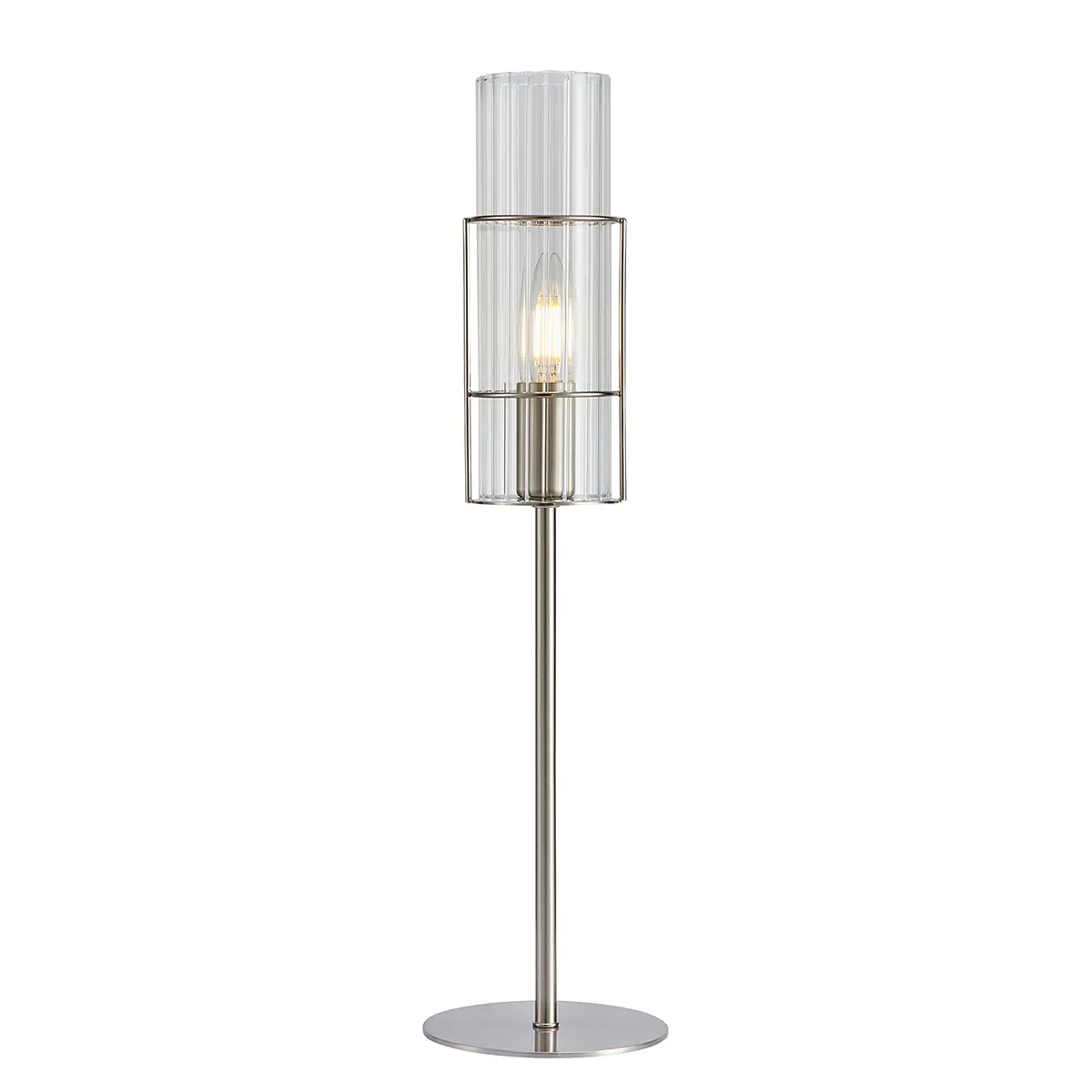 Tischleuchte Tubo | Transparent
