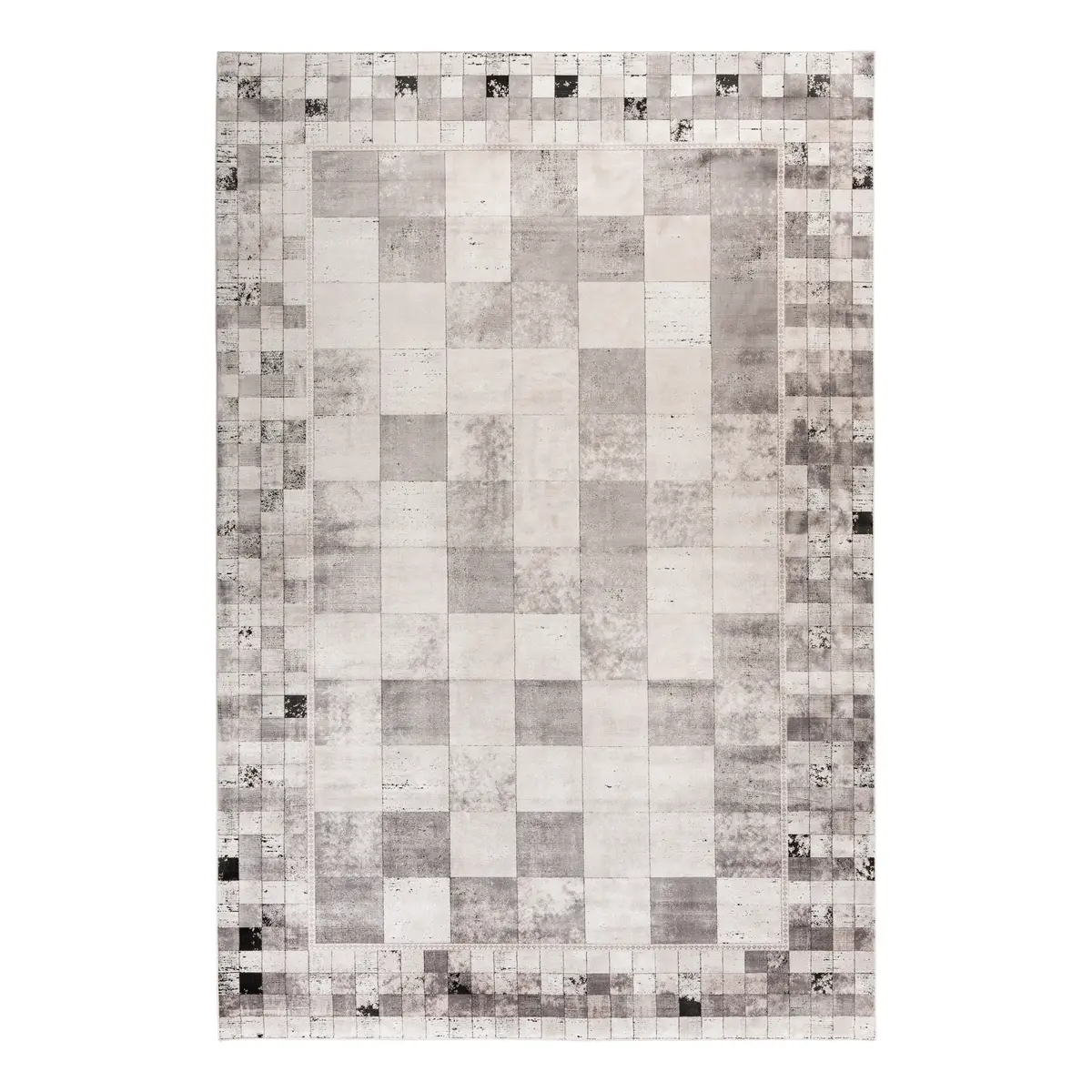 Kurzflorteppich Eden of 204 Grau 200 x 290cm Mischgewebe | Grau