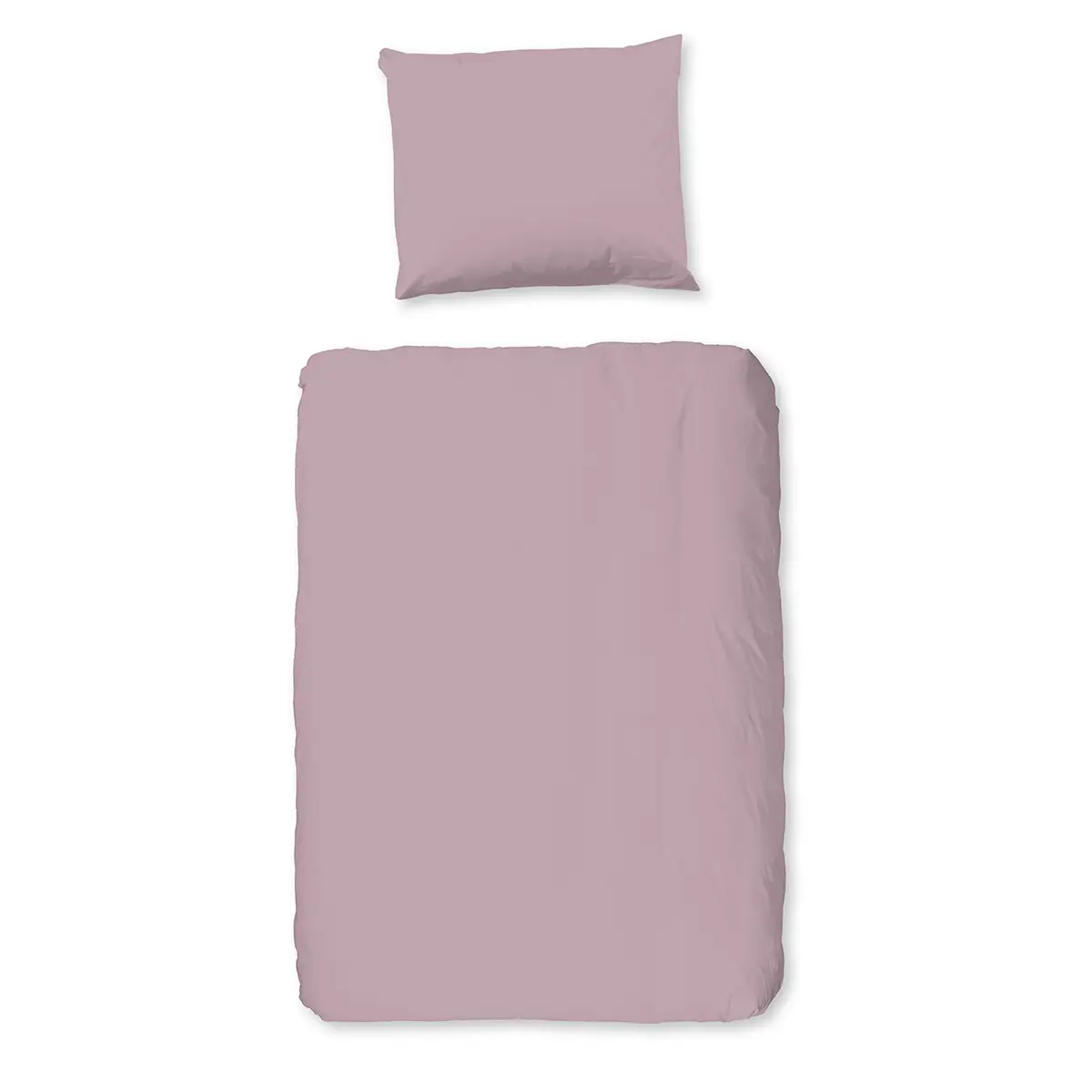 Kinderbettwäsche Uni 120 x 150cm Pink | Pink
