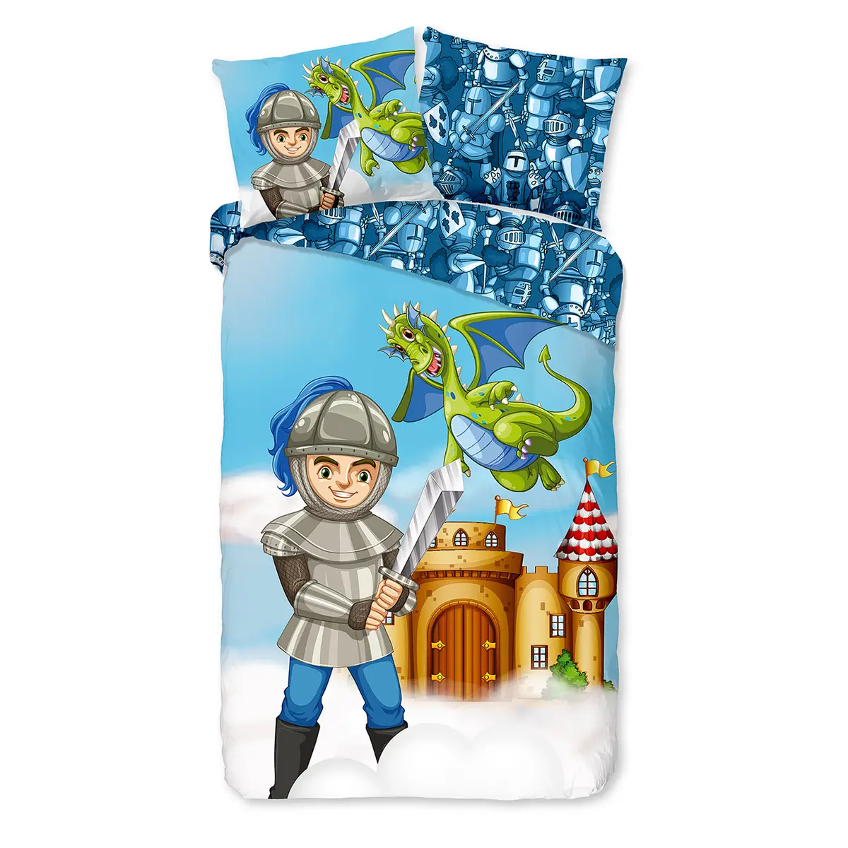 Kinderbettwäsche Knight | Mehrfarbig