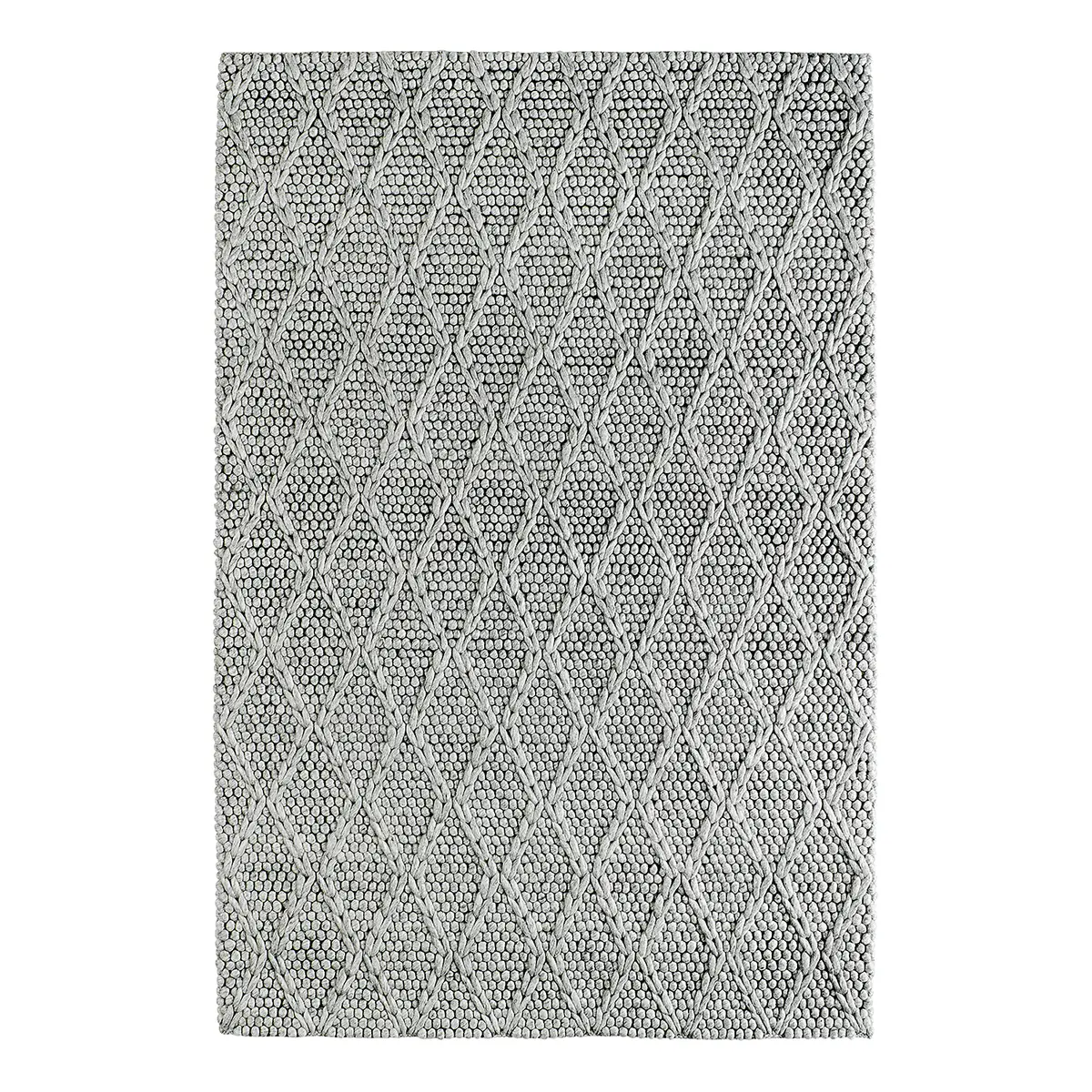Wollteppich My Studio Silber/Silber 200 x 290cm | Silber