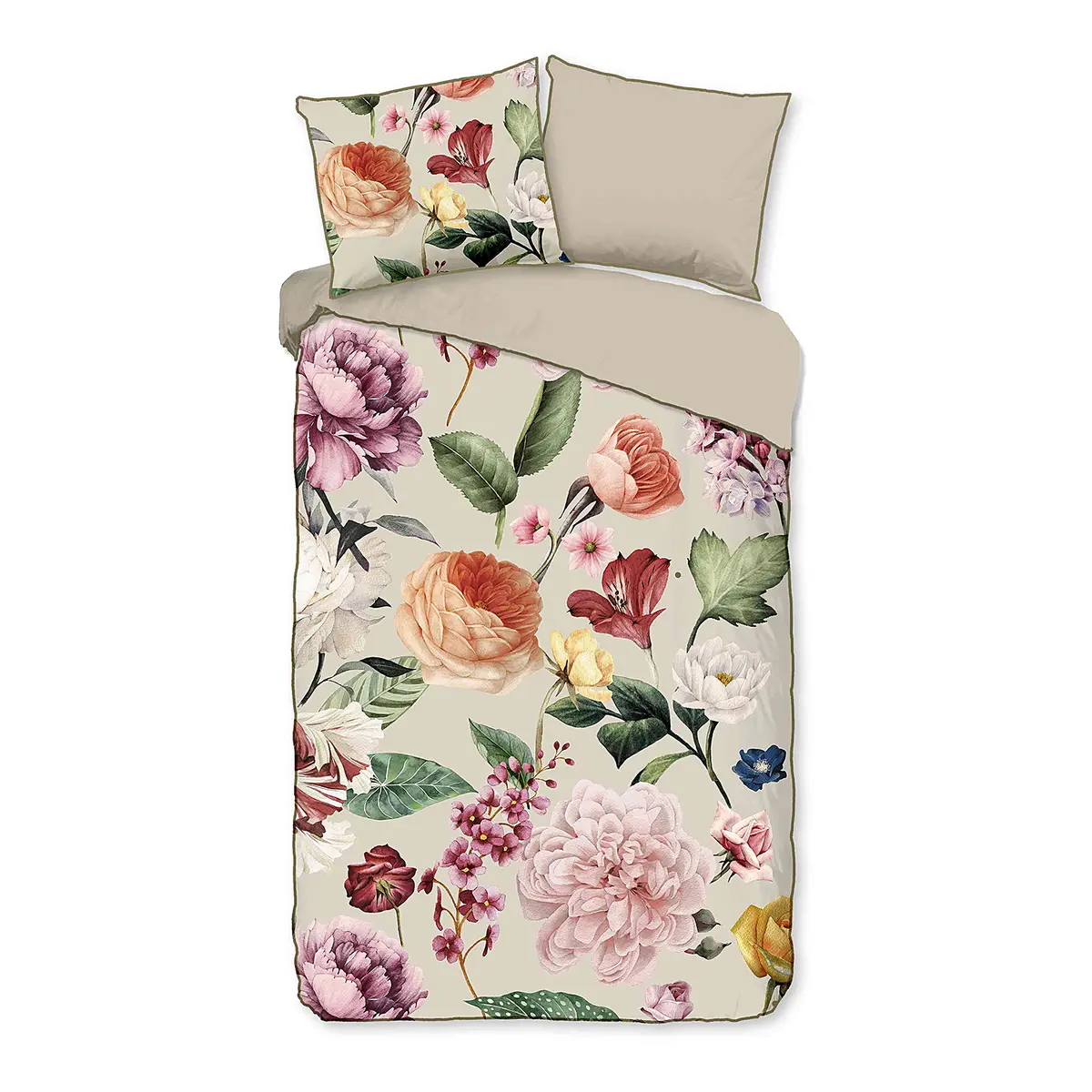 Renforce Bettwäsche Fiori | Beige
