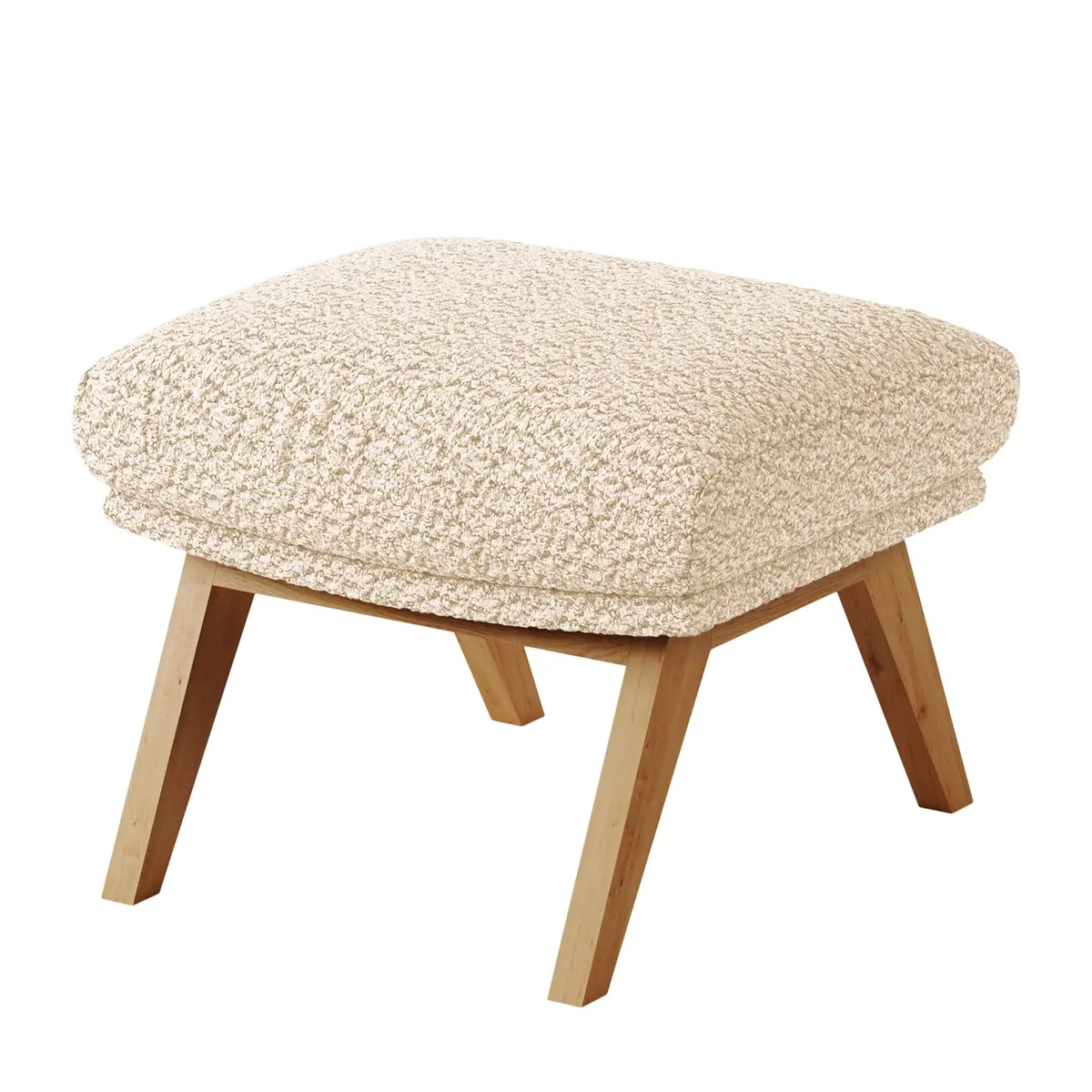 Polsterhocker Bony | Beige