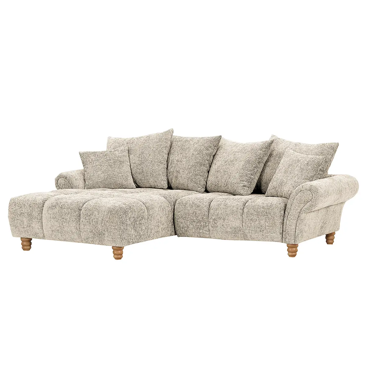 Ecksofa Liri | Grau