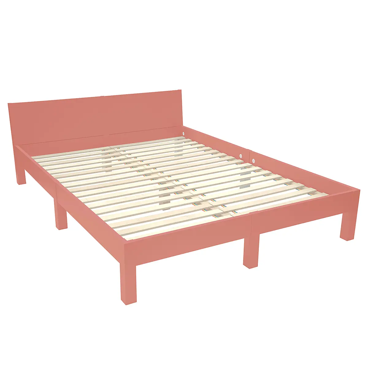 Bettgestell 140 x 220cm | Rosa