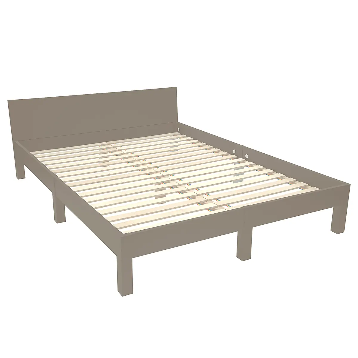 Bettgestell 140 x 220cm | Braun