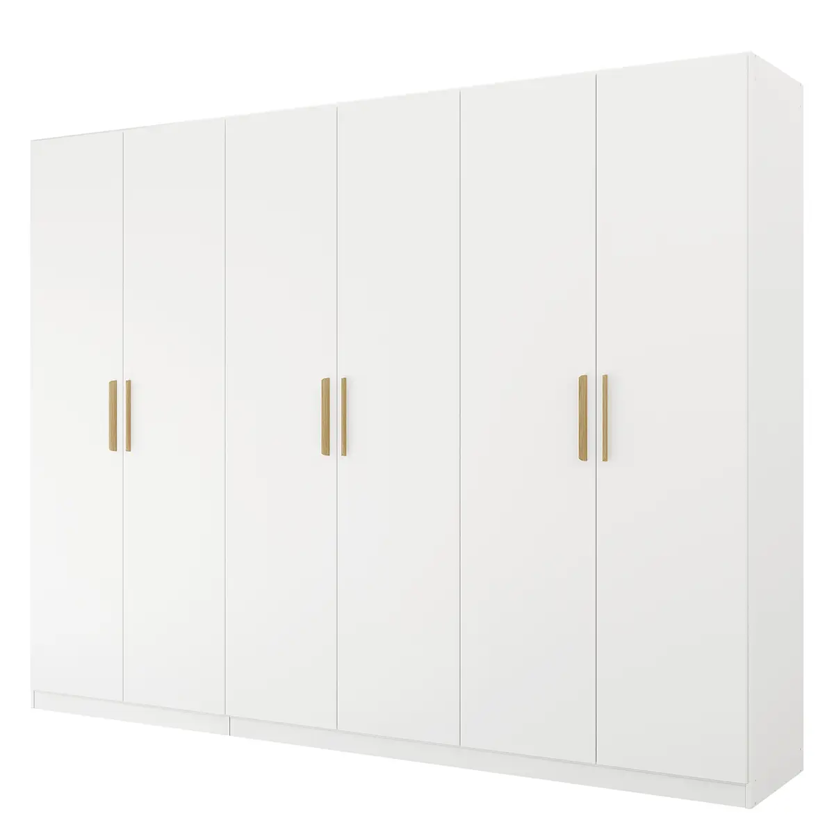 Drehtürenschrank Skandi | Weiß