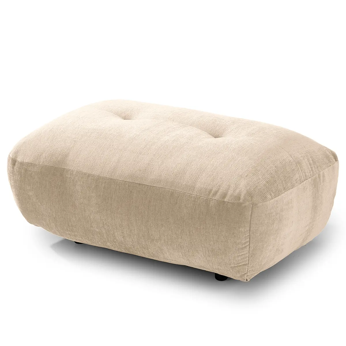 Polsterhocker Lascari | Beige
