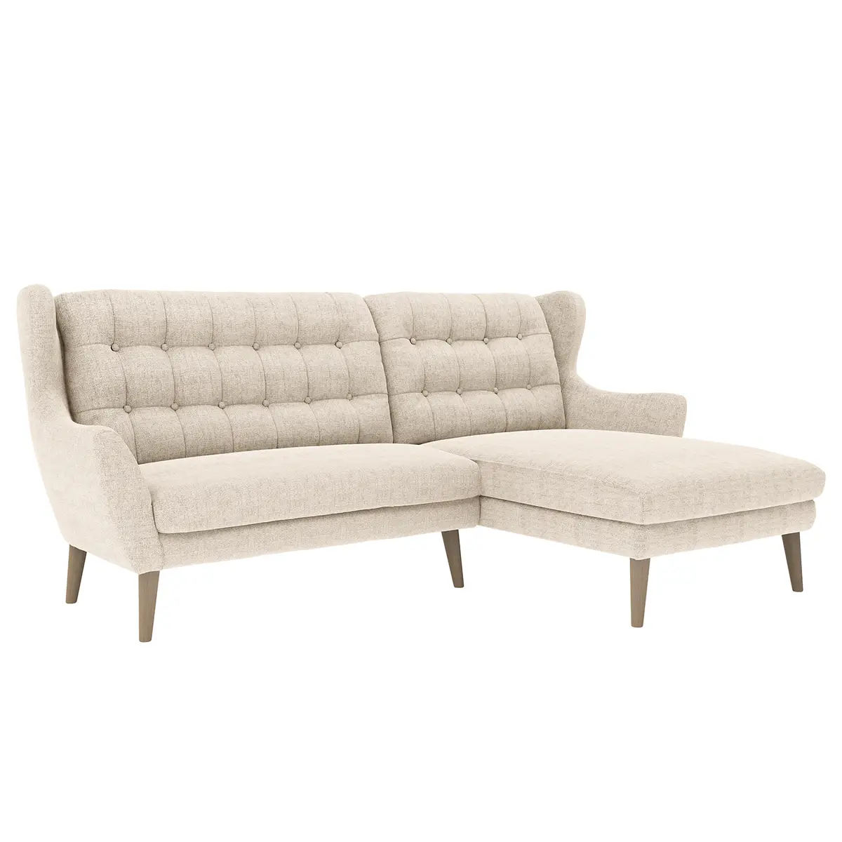 Ecksofa Zarza | Grau