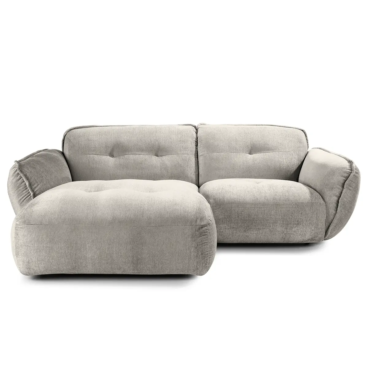 Ecksofa Lascari | Silber