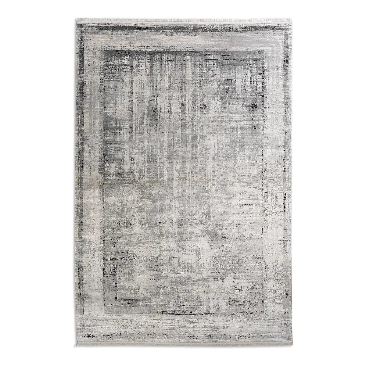Kurzflorteppich Gravina | Silber