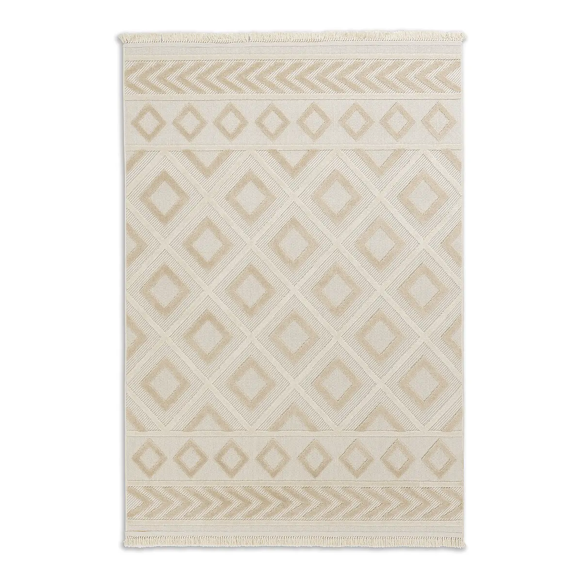 In- / Outdoorteppich Summer Beige/Beige | Beige