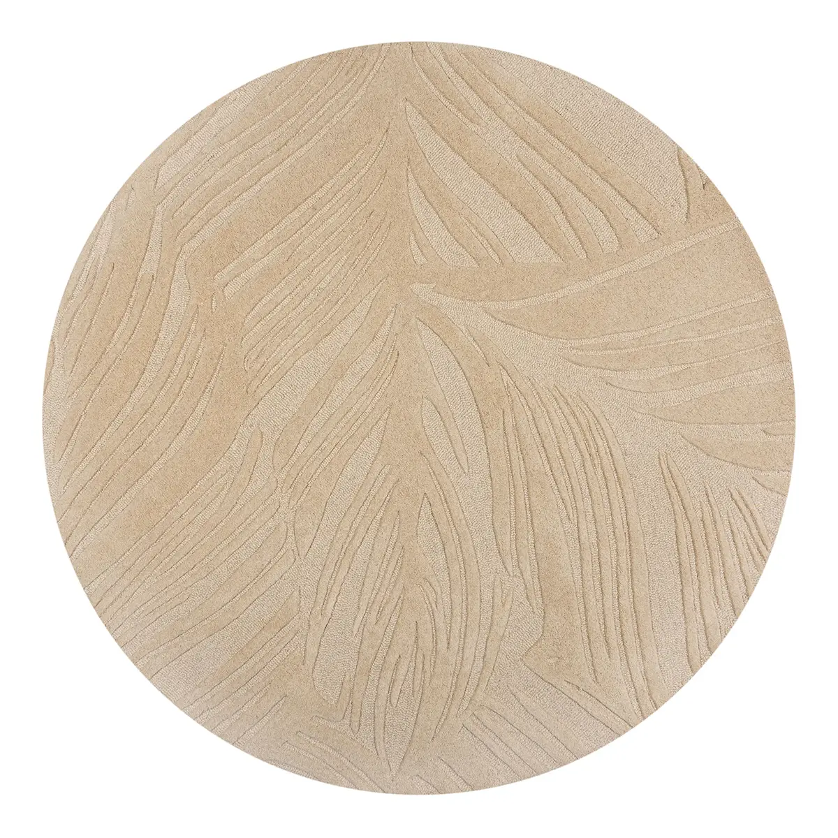 Wollteppich Lino Leaf Beige/Beige | Beige