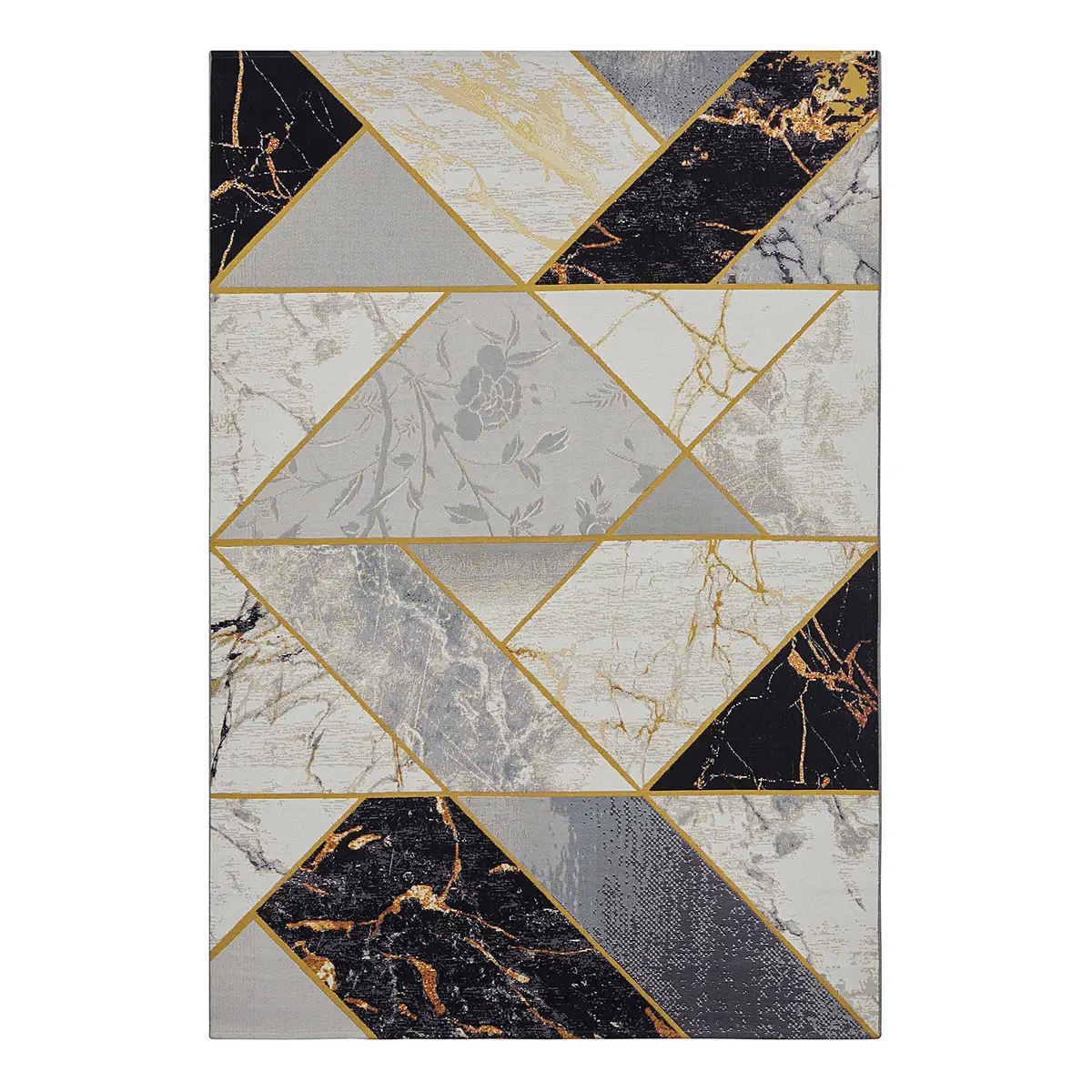 In-/Outdoor Teppich Noble | Schwarz