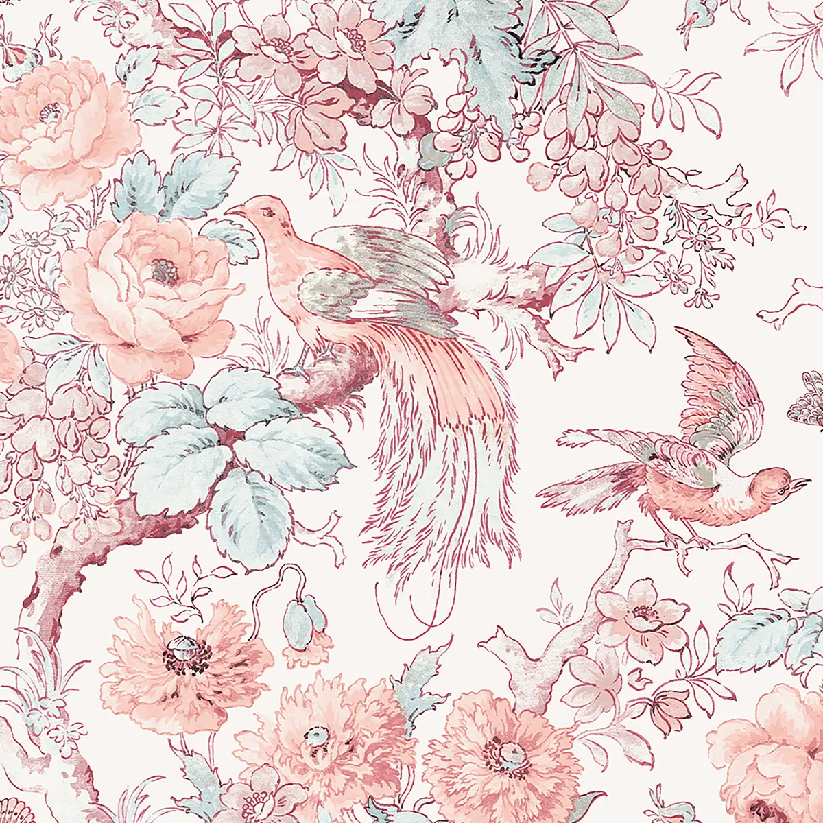 Vliestapete Birtle | Mehrfarbig