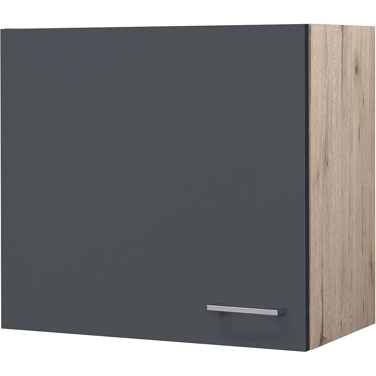 Hängeschrank 60cm Braun/Grau/Basalt | Braun